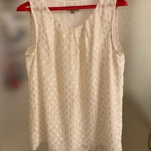 Sleeveless dressy blouse